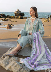 Flow by Crimson Embroidered Lawn Suits Unstitched 3 Piece - CSS25FL 6A FLORAL CRUSH